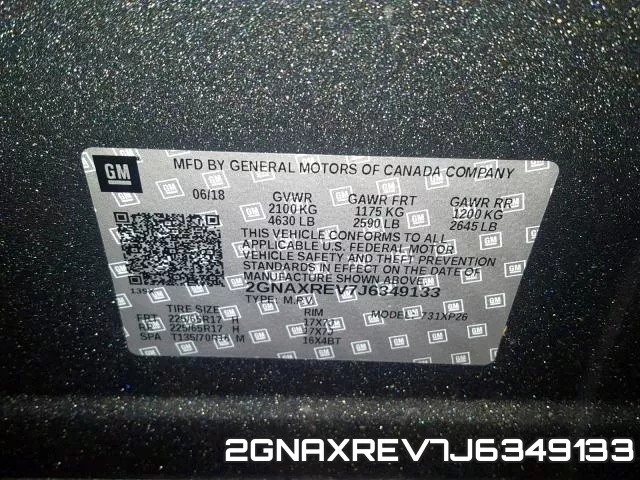2GNAXREV7J6349133 фото 2