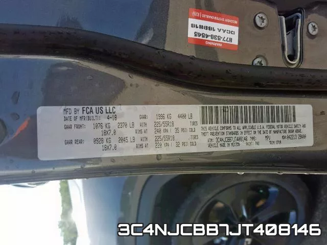 3C4NJCBB7JT408146 фото 2