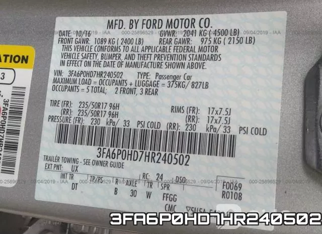 3FA6P0HD7HR240502 фото 10