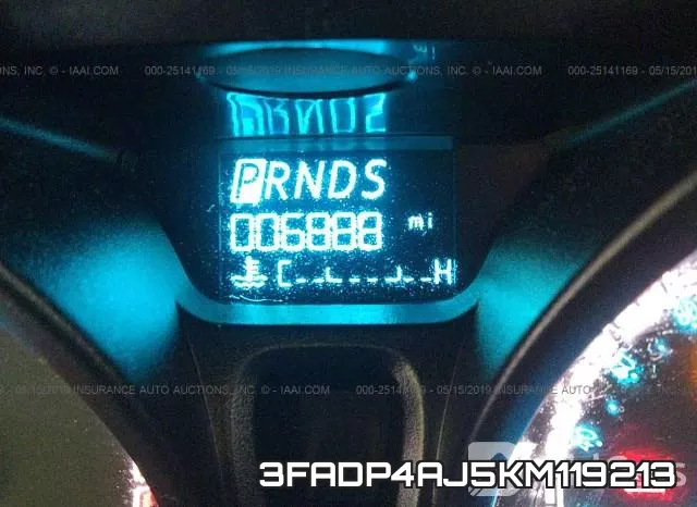 3FADP4AJ5KM119213 фото 8