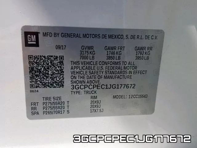 3GCPCPEC1JG177672 фото 2