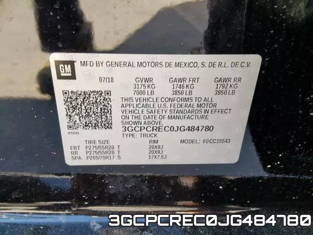3GCPCREC0JG484780 фото 2