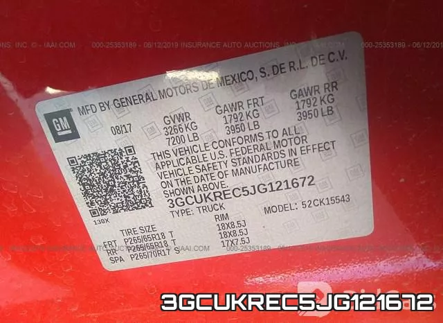 3GCUKREC5JG121672 фото 10
