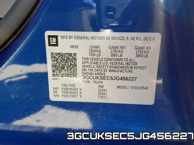 3GCUKSEC5JG456227 фото 2