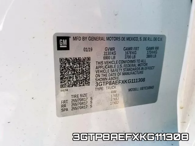 3GTP8AEFXKG111308 фото 2