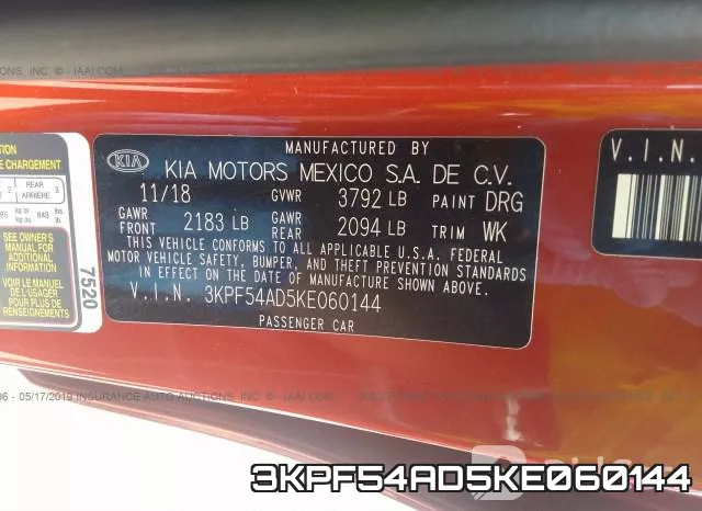 3KPF54AD5KE060144 фото 10