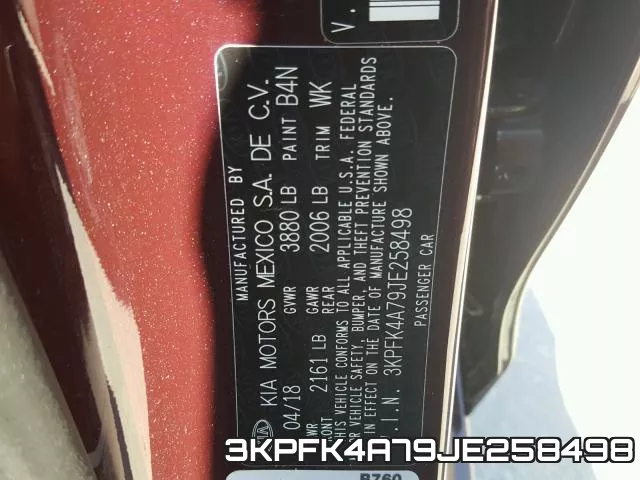 3KPFK4A79JE258498 фото 2