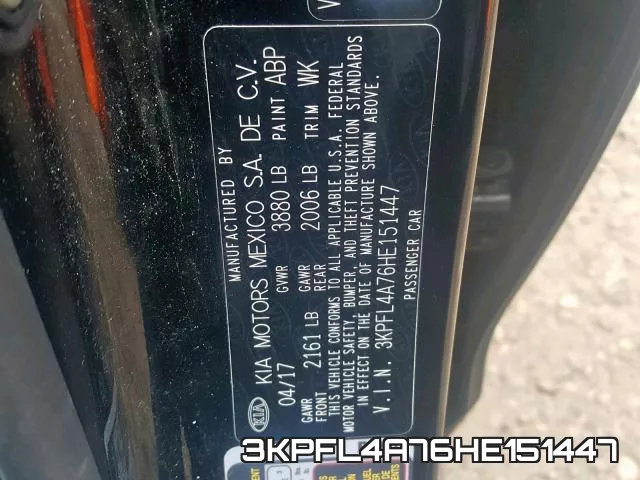 3KPFL4A76HE151447 фото 2