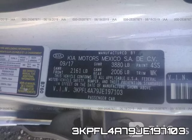 3KPFL4A79JE197103 фото 10