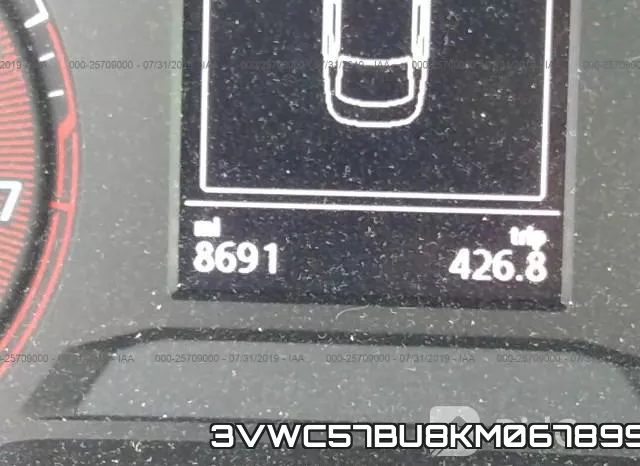 3VWC57BU8KM067899 фото 8