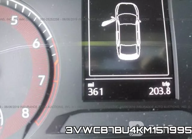 3VWCB7BU4KM157995 фото 8