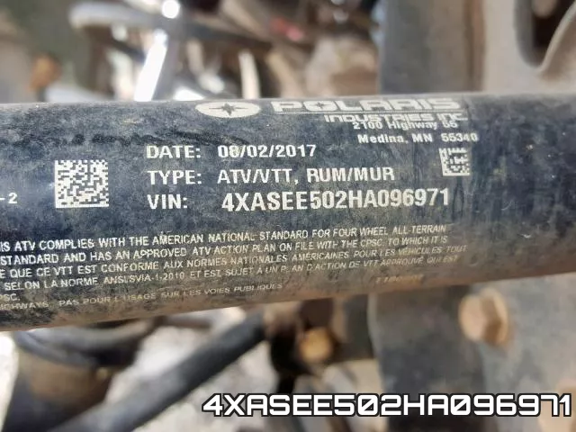 4XASEE502HA096971 фото 2