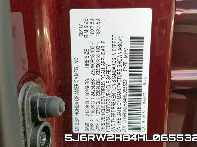 5J6RW2H84HL065532 фото 2