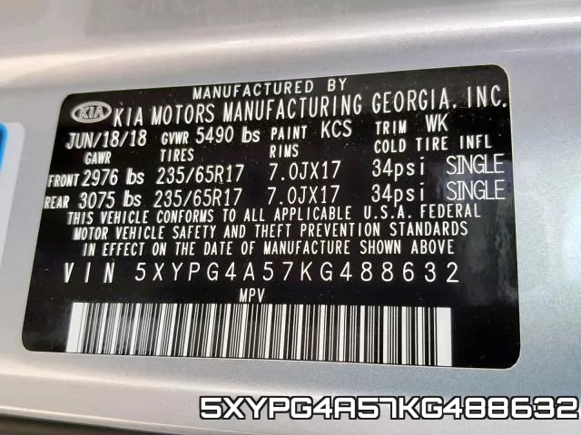 5XYPG4A57KG488632 фото 2