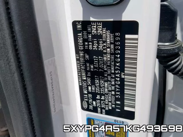 5XYPG4A57KG493698 фото 2
