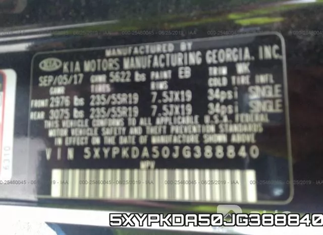 5XYPKDA50JG388840 фото 10