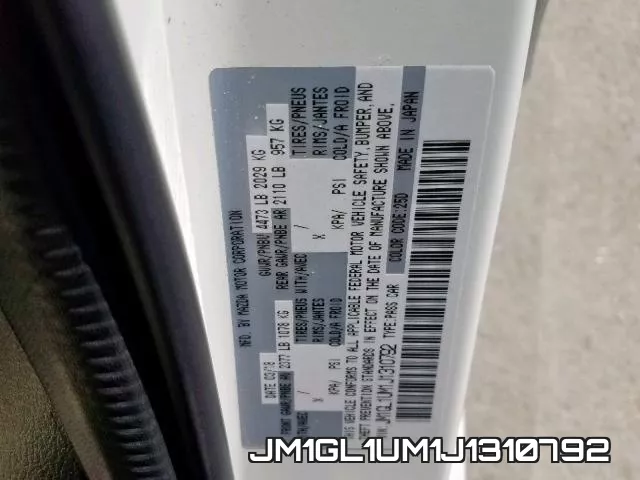 JM1GL1UM1J1310792 фото 2
