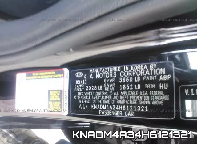 KNADM4A34H6121321 фото 10