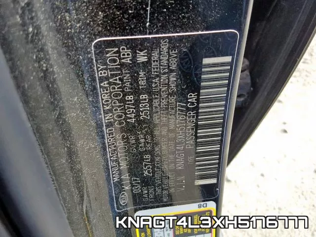 KNAGT4L3XH5176777 фото 2