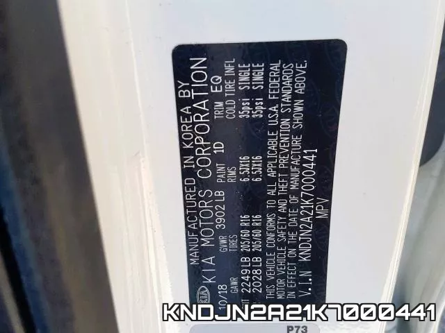 KNDJN2A21K7000441 фото 2