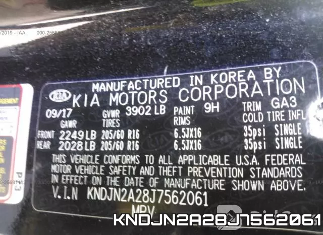 KNDJN2A28J7562061 фото 10