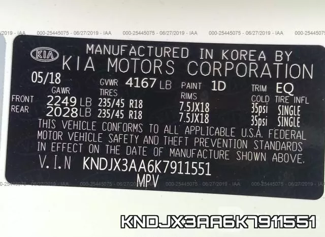 KNDJX3AA6K7911551 фото 10