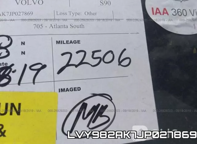 LVY982AK7JP027869 фото 8