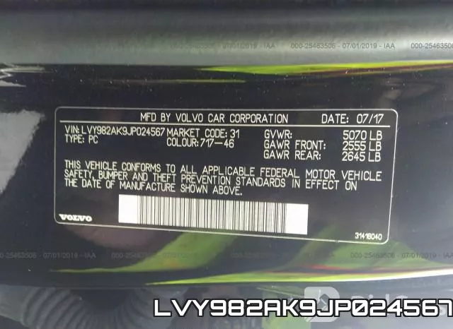 LVY982AK9JP024567 фото 10