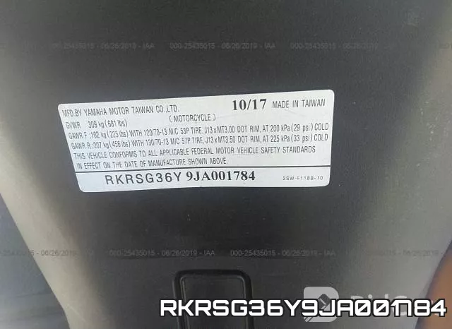 RKRSG36Y9JA001784 фото 2