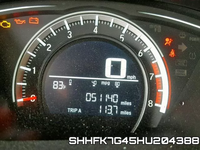 SHHFK7G45HU204388 фото 9