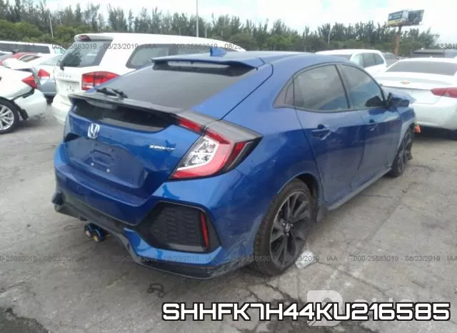 SHHFK7H44KU216585 фото 5