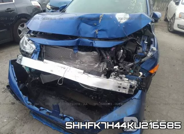 SHHFK7H44KU216585 фото 7