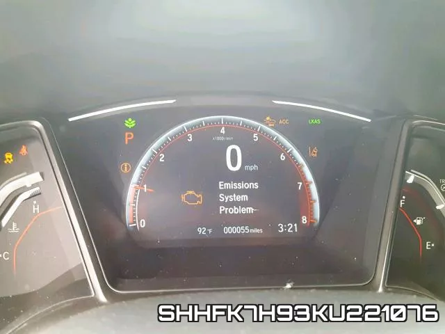 SHHFK7H93KU221076 фото 9