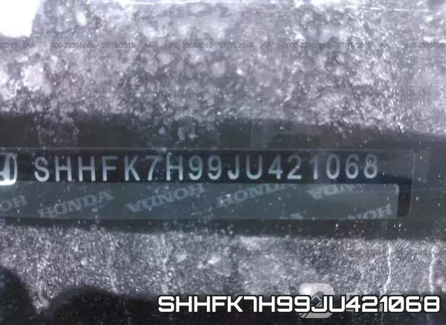 SHHFK7H99JU421068 фото 10
