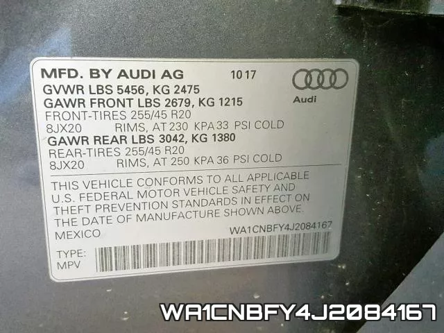 WA1CNBFY4J2084167 фото 2