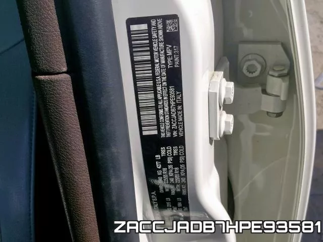 ZACCJADB7HPE93581 фото 2