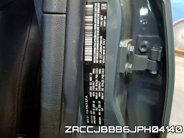 ZACCJBBB6JPH04140 фото 2
