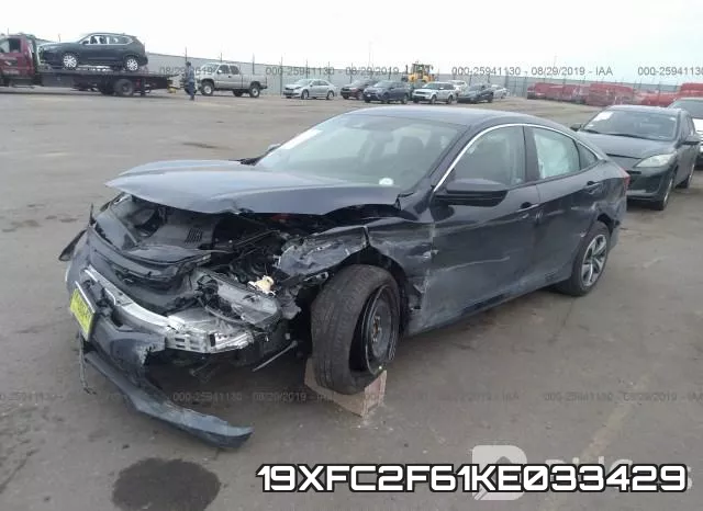 19XFC2F61KE033429 фото 3