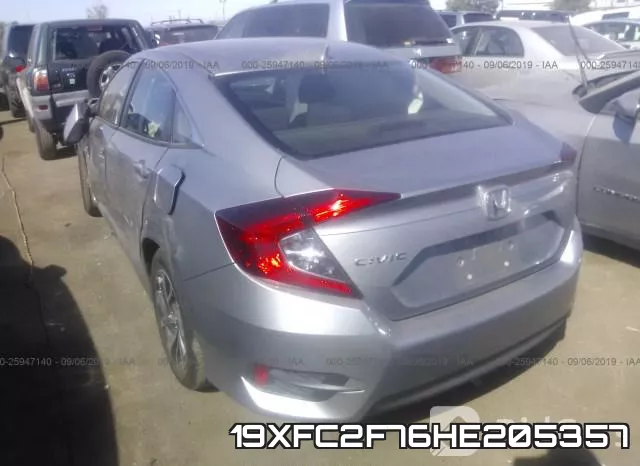 19XFC2F76HE205357 фото 4
