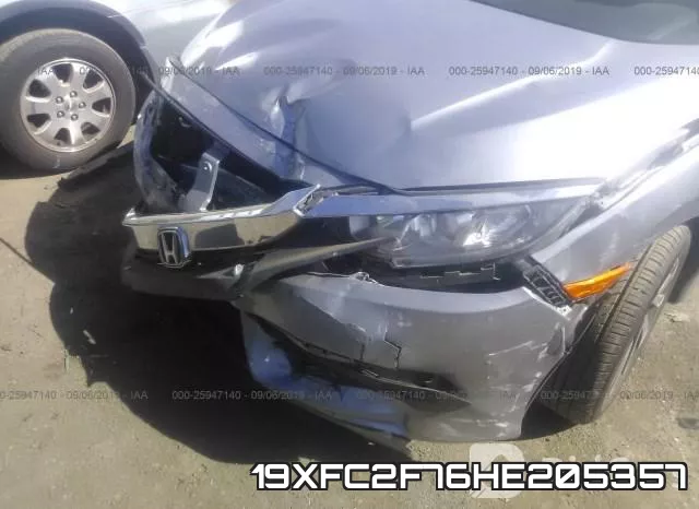 19XFC2F76HE205357 фото 7
