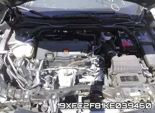 19XFC2F81KE039460 фото 2