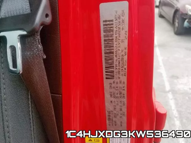 1C4HJXDG3KW536490 фото 2