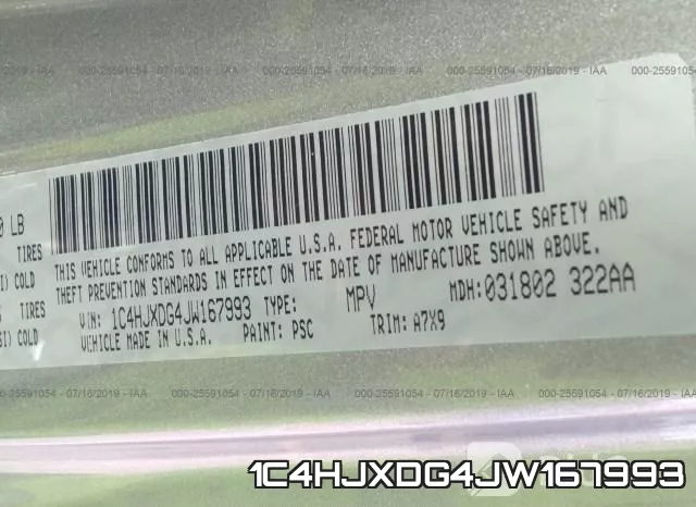 1C4HJXDG4JW167993 фото 10
