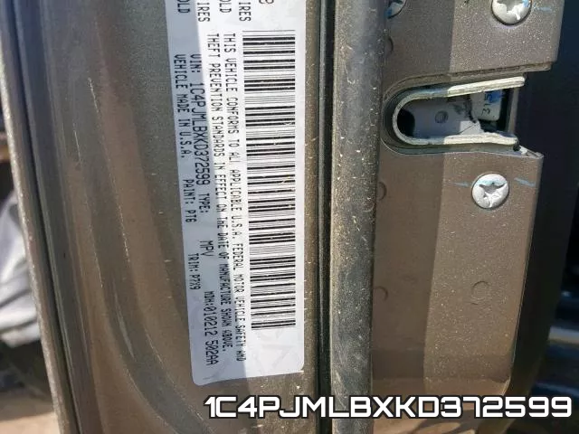 1C4PJMLBXKD372599 фото 2