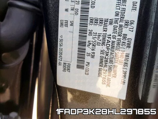 1FADP3K28HL297855 фото 2