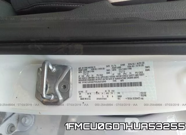 1FMCU0GD7HUA53255 фото 10