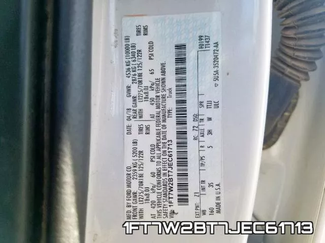 1FT7W2BT7JEC61713 фото 2