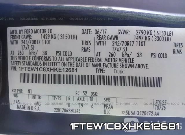 1FTEW1C8XHKE12681 фото 10