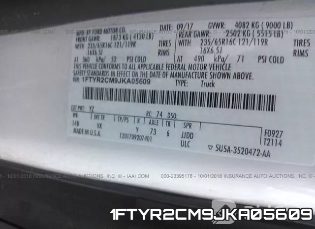 1FTYR2CM9JKA05609 фото 10