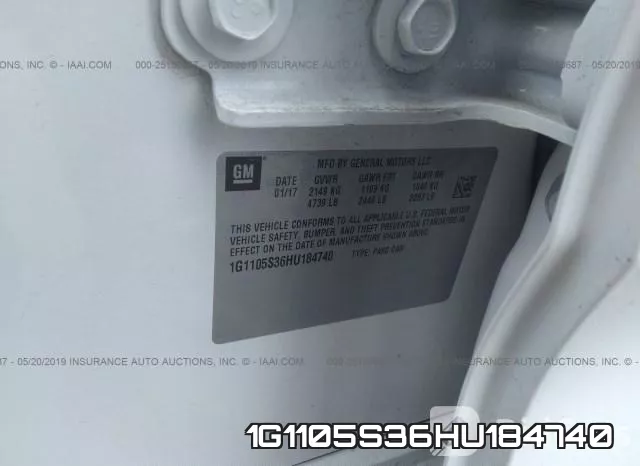 1G1105S36HU184740 фото 10